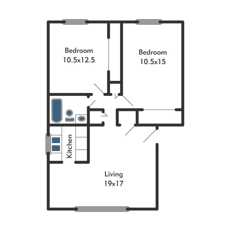 2 bedroom 800 sq ft house plans on 1 bedroom house plans under 800 sq ft